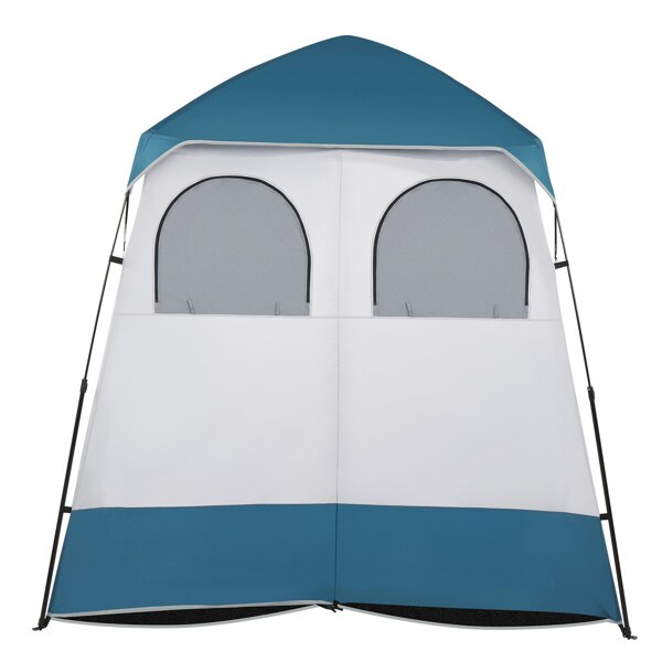 Cheap Goat Tents Waterproof Beach Tents Outdoor Camping Shelter Oxford Cloth Durable Double People Dressing Tent 229*229*122cm   